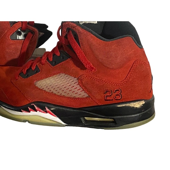 Nike Air Jordan 5 Retro Raging Bulls 2021 Size 8.5 DD0587-600 Red Black Silver V main image 6